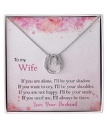 To My Beautiful Wife Necklace, Gift for Wife, Anniversary Gift, Christma... - £29.46 GBP+