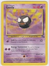 M) Pokemon Nintendo GAMEFREAK Collector Trading Card Gastly 33/62 50HP - $1.97