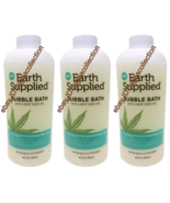 3 Bottles XEarthSupplied Bubble Bath w/ Hemp Seed Oil &amp; Eucalyptus Essen... - $44.54