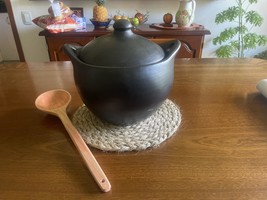 Handmade Black Clay Pot for Cooking  Traditional Earthenware Pot  100%... - $107.80+