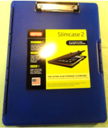 Dexas Slimcase 2 Storage Clipboard Storage &amp; Side Opening W/ CHROME CLIP... - $419.19 MXN
