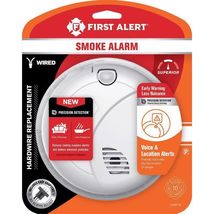 First Alert Voice Alert Hard-Wired Photoelectric Smoke Detector - $39.95