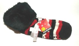 Joe Boxer Womens Slipper Socks With Grippers and Faux Fur Shoe Size 4-10 NWT - £5.78 GBP
