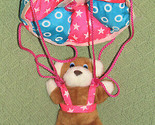 1994 PARACHUTE TEDDY PLUSH GIFTCO HANGING BEAR STUFFED ANIMAL 14&quot; VINTAG... - $10.80