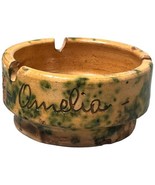 Vintage Ashtray Hotel Amelia Seoglio - dell&#39;Aquilone Italy Yellow Potter... - $715.79 MXN