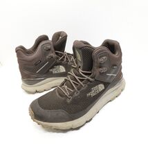 The North Face Mens Vals Mid Hiking Shoes Waterproof Brown Size 8.5 - $26.99