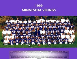 1999 MINNESOTA VIKINGS 8X10 TEAM PHOTO FOOTBALL PICTURE NFL - $4.94