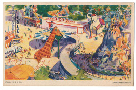 US 1933 A century of Progress VF Post Card &quot; Enchanted Island &quot; - £1.73 GBP