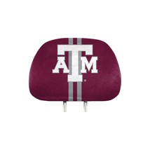 Texas A&amp;M Aggies NCAA Two Pack Printed Headrest Cover Set Maroon / White - $29.69
