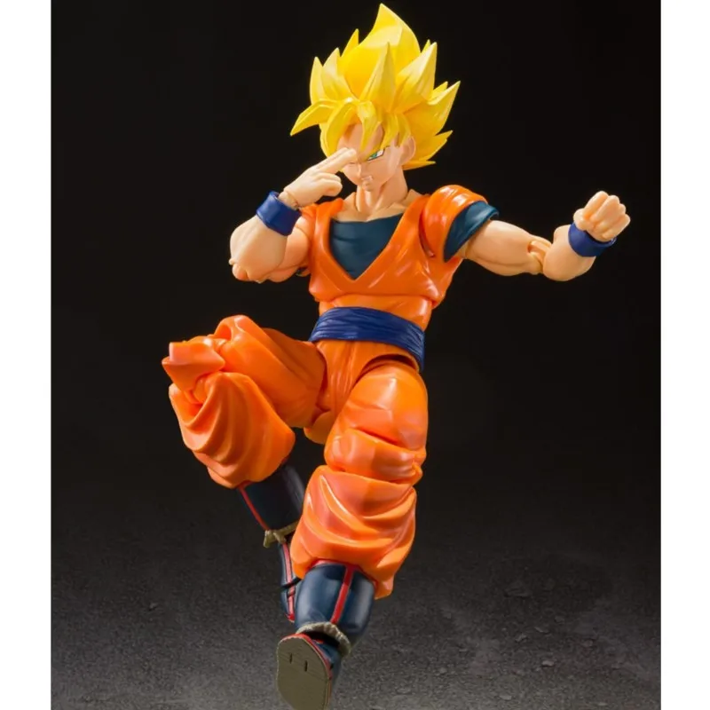 Bandai SHFiguarts Dragon Ball Z Full Power Son Goku SSJ2 PVC Action Figure 14cm - £63.07 GBP+