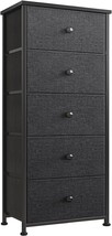 Reahome 5 Drawer Dresser For Bedroom Storage Tower Closet Organizer Vertical - £48.56 GBP