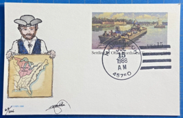 U.S. UX124 15¢ Postal Card Northwest Ohio Territory T. M. Weddle handpai... - £3.97 GBP