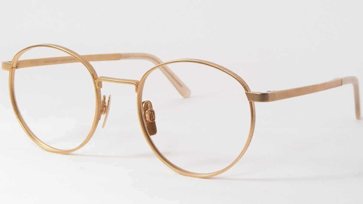 Viu The Navigator T09218 Or Unique Lunettes Monture 49-20-145mm Japon - $135.62