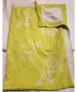 Ikea Baby Blanket Neon Yellow Green White Animals Knit - £39.21 GBP
