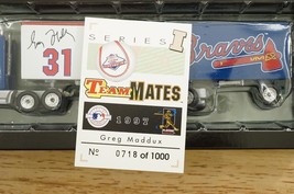 Matchbox 1997 Team Mates Greg Maddux 718/1000 Atlanta Braves Die Cast Tr... - $34.64