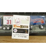Matchbox 1997 Team Mates Greg Maddux 718/1000 Atlanta Braves Die Cast Tr... - £27.29 GBP
