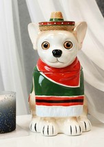 Ceramic Cinco De Mayo Chihuahua Dog With Sombrero Hat And Serape Cookie ... - $29.99