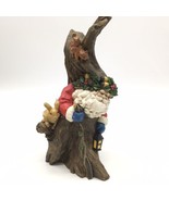 Woodland Santa Claus Ent Wizard W/ Rabbit Squirrel Staff Forest Christma... - £19.66 GBP