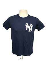 New York NY Yankees Gary Sanchez #24 Kids Medium Size 10-12 Blue TShirt - £14.84 GBP