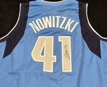 Dirk Nowitzki Signed Dallas Mavericks Basketball Jersey COA - £158.49 GBP
