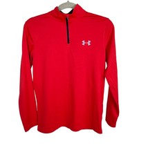 Under Armour Youth HeatGear Loose 1/4-Zip Pullover Red Size L - $221.44 MXN