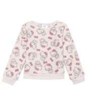MSRP $38 Hello Kitty Toddler Girls Cozy Pullover Sweatshirt Pink SIze 3T - $9.50