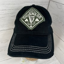 Guinness Beer Cap Hat Clover Harp Dublin Strapback Black 1759 Adjust Bas... - $29.24
