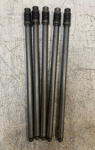 5 Qty of 14&quot; Steel Valve Roller Push Rods 16mm OD 18mm Spiral End (5 Qty) - $63.17