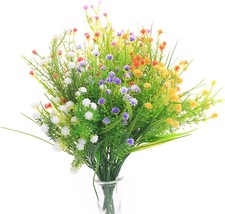 Sven Home Baby&#39;S Breath Artificial Flowers 6 Bundles Fake Flowers, Mix Color - £31.16 GBP