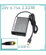 135w 20v 6.75a USB Laptop Adapter Notebook Charger For Lenovo T440p Y50-... - $48.99+