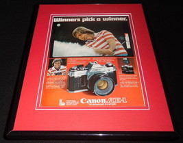 Ben Crenshaw 1979 Canon AE1 Camera Framed 11x14 ORIGINAL Vintage Advertisement - $34.64