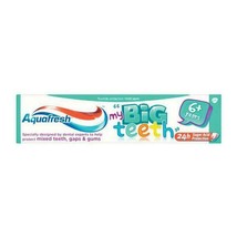 Aquafresh Big Teeth Children's Toothpaste 50ml Free Shipping -DaMaGeD Box - £5.98 GBP