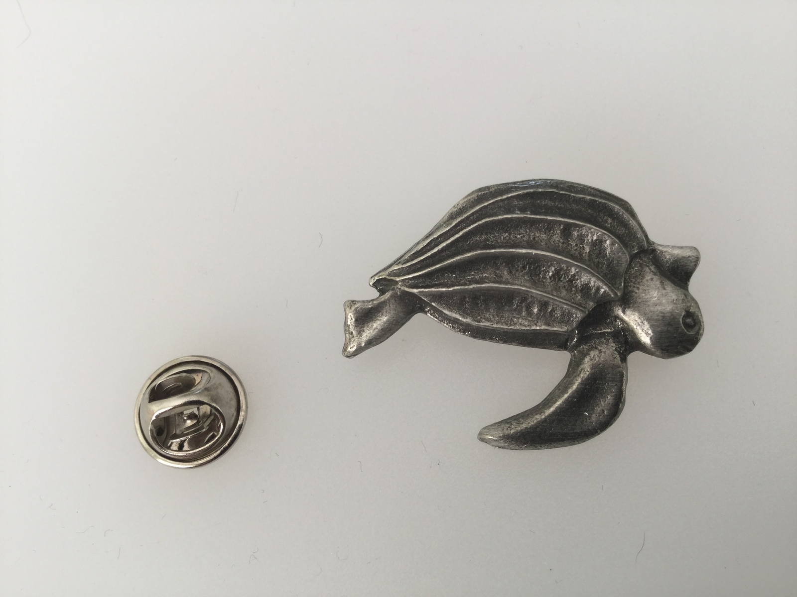 Primary image for Sea Turtle Pewter Lapel Pin Badge Handmade In UK