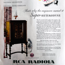 1930 RCA Victor Radiola Radio Advertisement Heterodyne Phonograph Antiqu... - $29.99