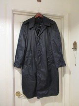 1969 US Air Force Military Mens Lightweight Blue Raincoat Trench Coat 36... - $33.00