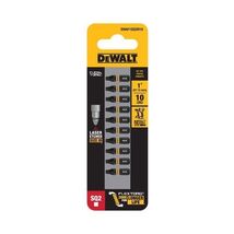 DeWalt FLEXTORQ Square #2 X 1 in. L Screwdriver Bit 10 pc - $8.95