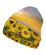 Mondxflaur Sunflowers Winter Beanie Hats Warm Men Women Knit Caps for Ad... - $26.59 CAD