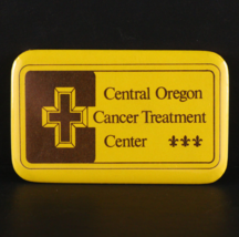 Central Oregon Cancer Treatment Center Vintage Yellow Brown Pinback Butt... - £9.62 GBP