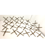 Vintage Silver Tension Springs Metal Curly Bed Shabby Steampunk Craft Lot 25 “X” - $10.00