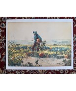 Winslow Homer - For To Be A Farmer&#39;s Boy - Adventures In Art Print - £27.36 GBP