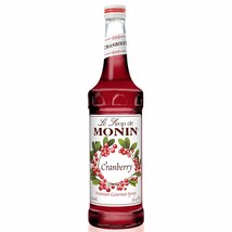 Monin - Cranberry Syrup, Tangy and Sweet Berry Flavor, Natural Flavors, ... - £13.17 GBP