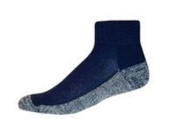 Diabetic Care Quarter Socks by Foot Comfort - Medium - Navy - $9.95