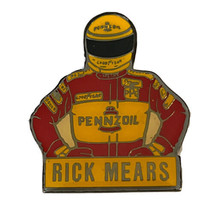 Rick Mears Pennzoil Indianapolis Indy 500 IndyCar Race Car Racing Lapel Pin - £11.95 GBP