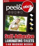 Pack Of 48, Huntz Self-Adhesive Laminating Sheets, Clear Letter, 4 Mil T... - $51.90 CAD