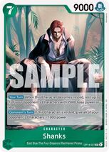 Shanks [OP14 - OP14-027] One Piece Card Game Foil Trading Card Moderatel... - $0.99