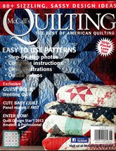 McCall&#39;s Quilting Magazine Sizzling Sassy Design Ideas Guest Book Wedding Quilt - £4.67 GBP