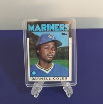 1986 Topps Baseball Card Darnell Coles Seattle Mariners #337 - $1.75