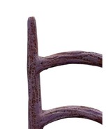 Chair Abstract Ceramic Pottery Sculpture Lemonakis Art 19&quot; Teal Purple S... - £117.84 GBP