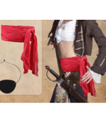 Pirate Costume Accessories Set Men Women Pirate Bandana Hat Head Scarf P... - $222.37 MXN