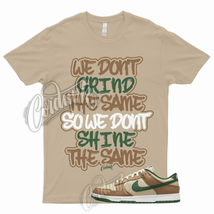 GRIND T Shirt for Dunk Low Tan Green Rattan Gorge Sail Dark Driftwood To Match 1 - £18.44 GBP+